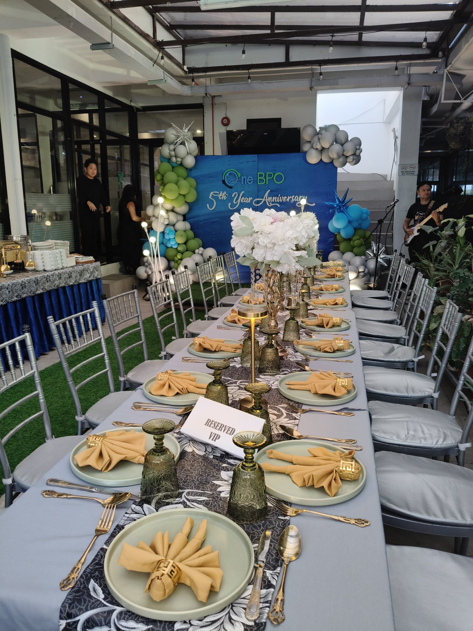 Business seminar buffet