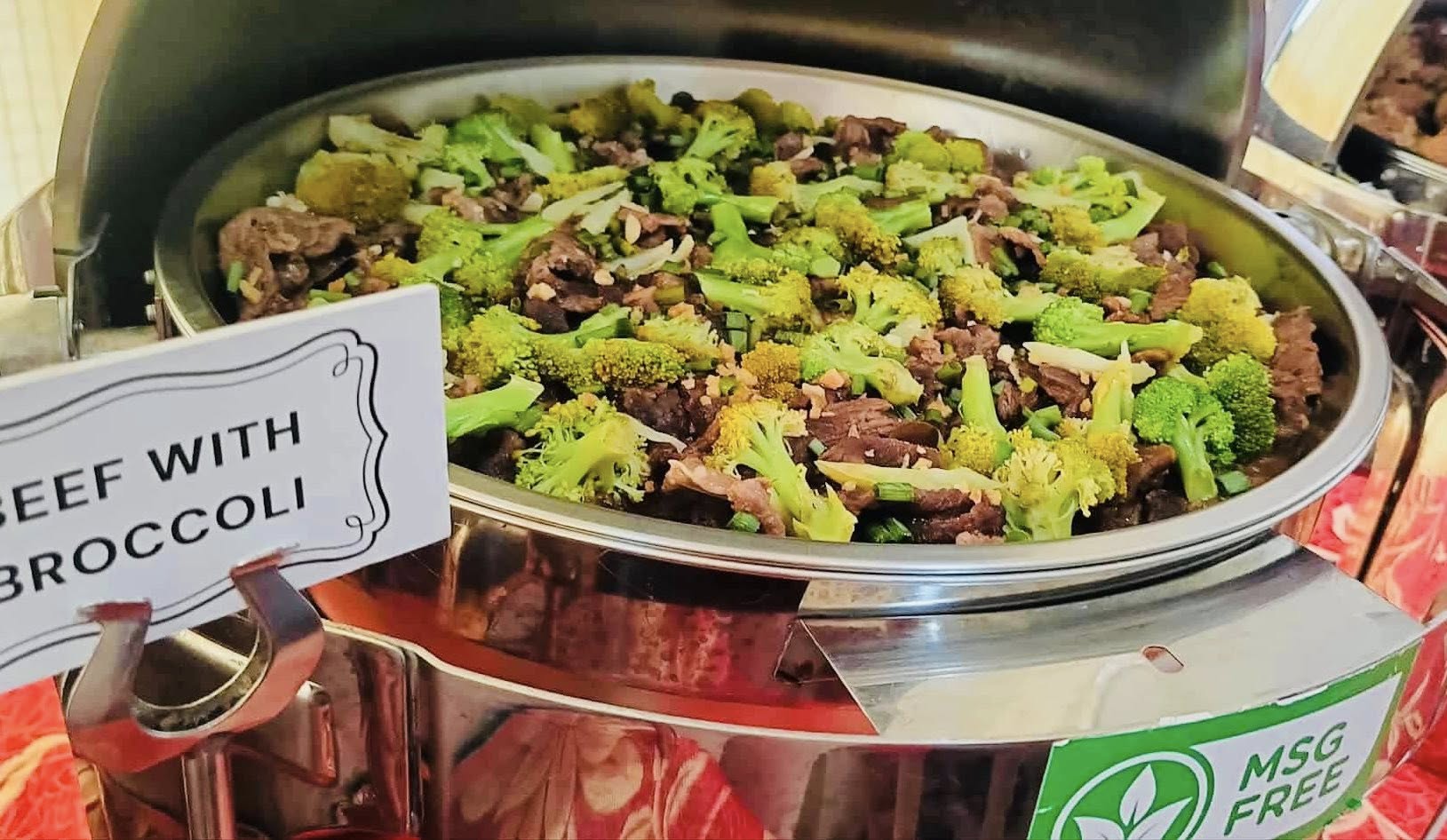 Gourmet buffet spread