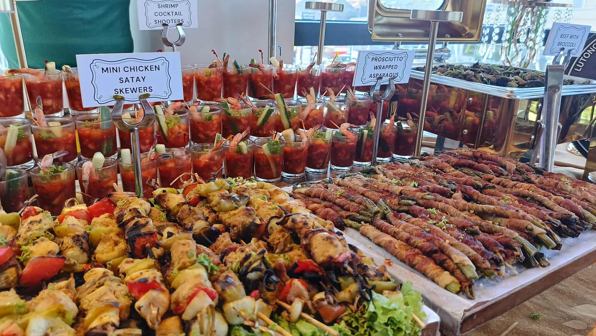 Delicious catering dish